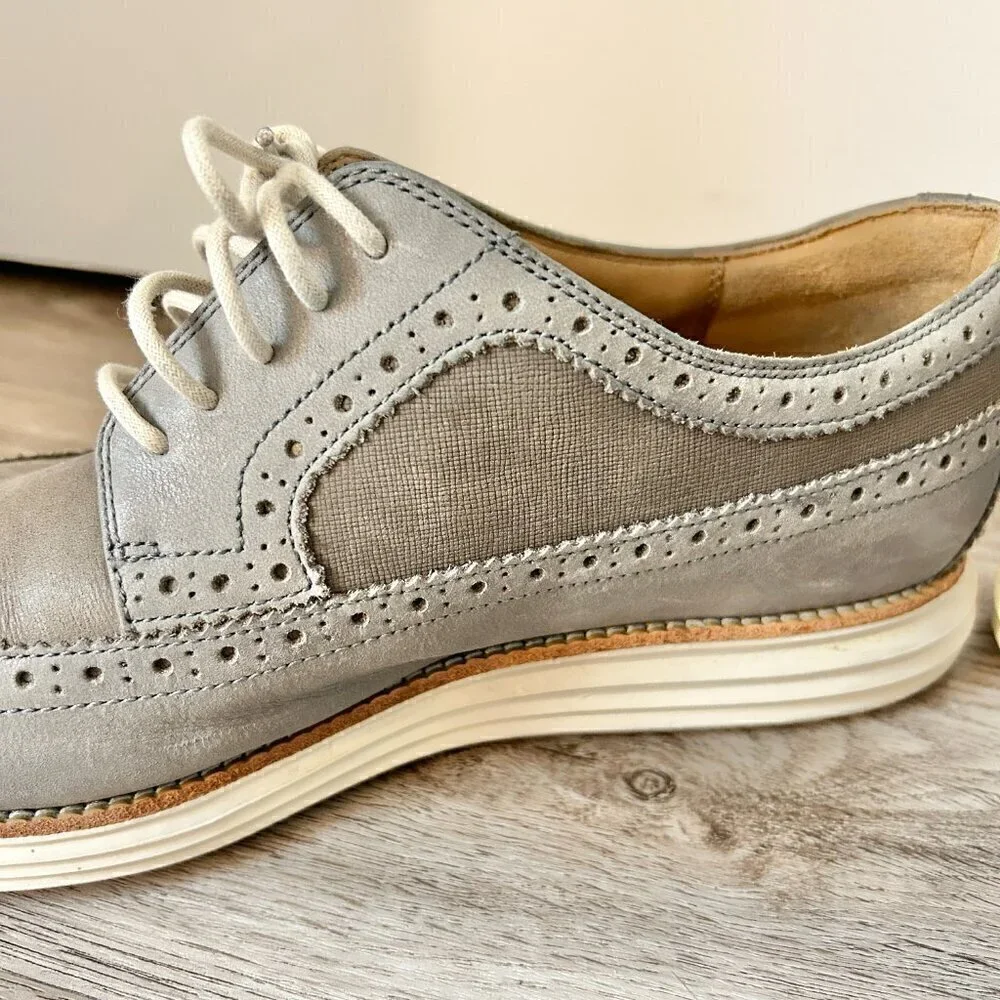 Cole Haan Men's Lunargrand Long Wing Oxfords Size 12